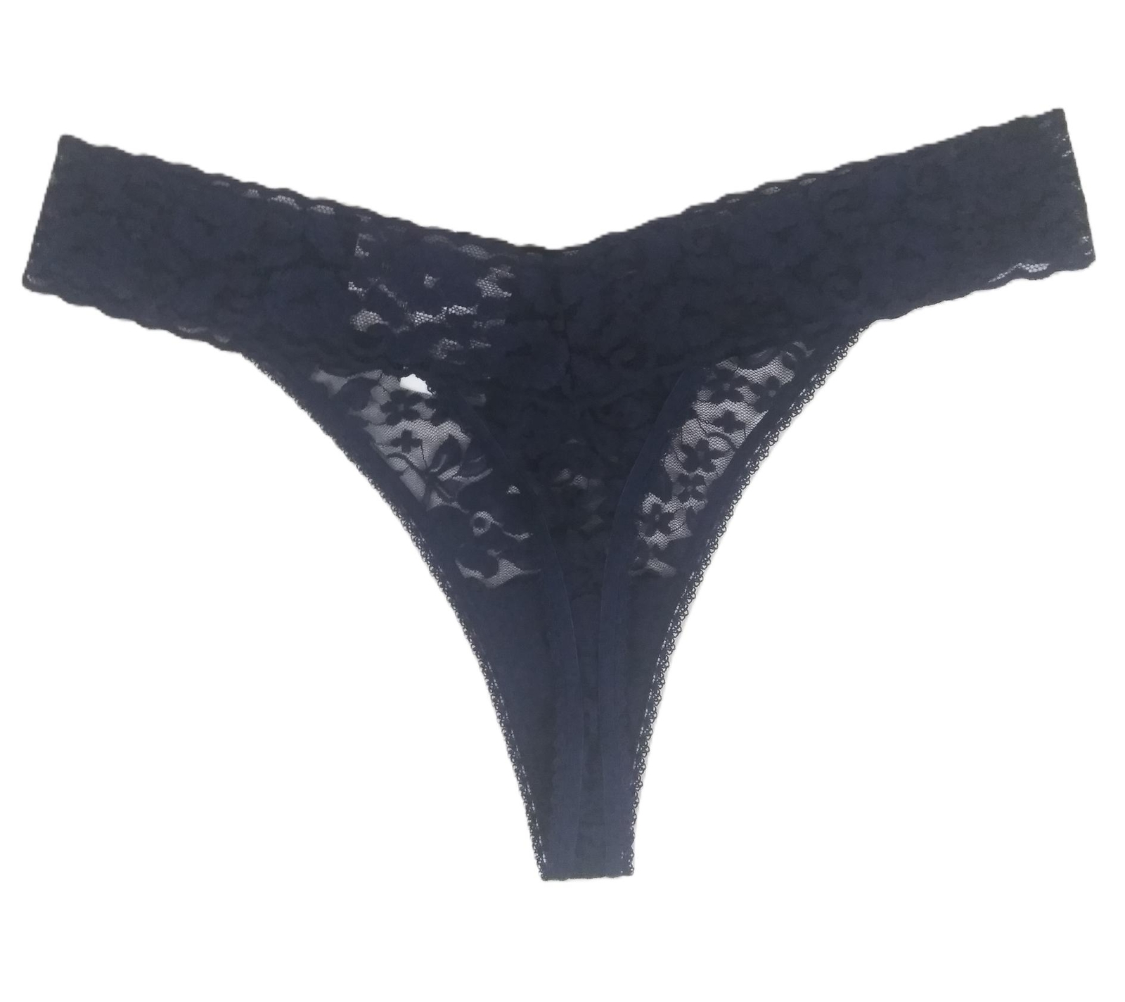 Inc International Concepts Womens Lace Thong XL 4 Pairs Blue Black Beige Gray