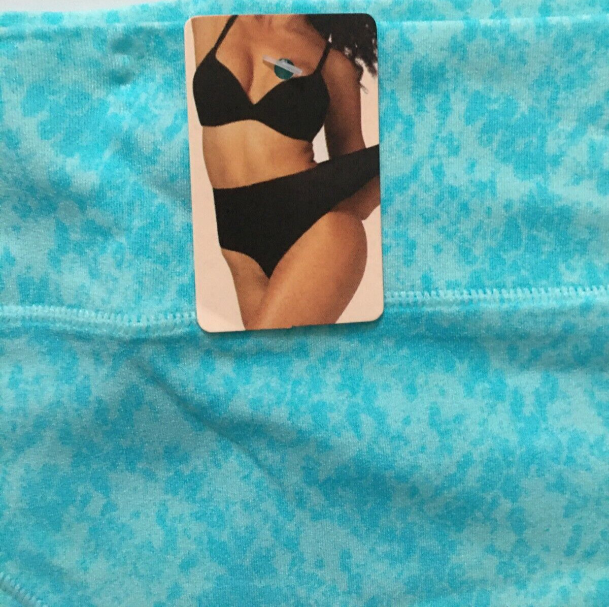 Womens Teal Blue Cheeky Panties Size 2X-3X Wide Band Super Soft 4 Way Stretch