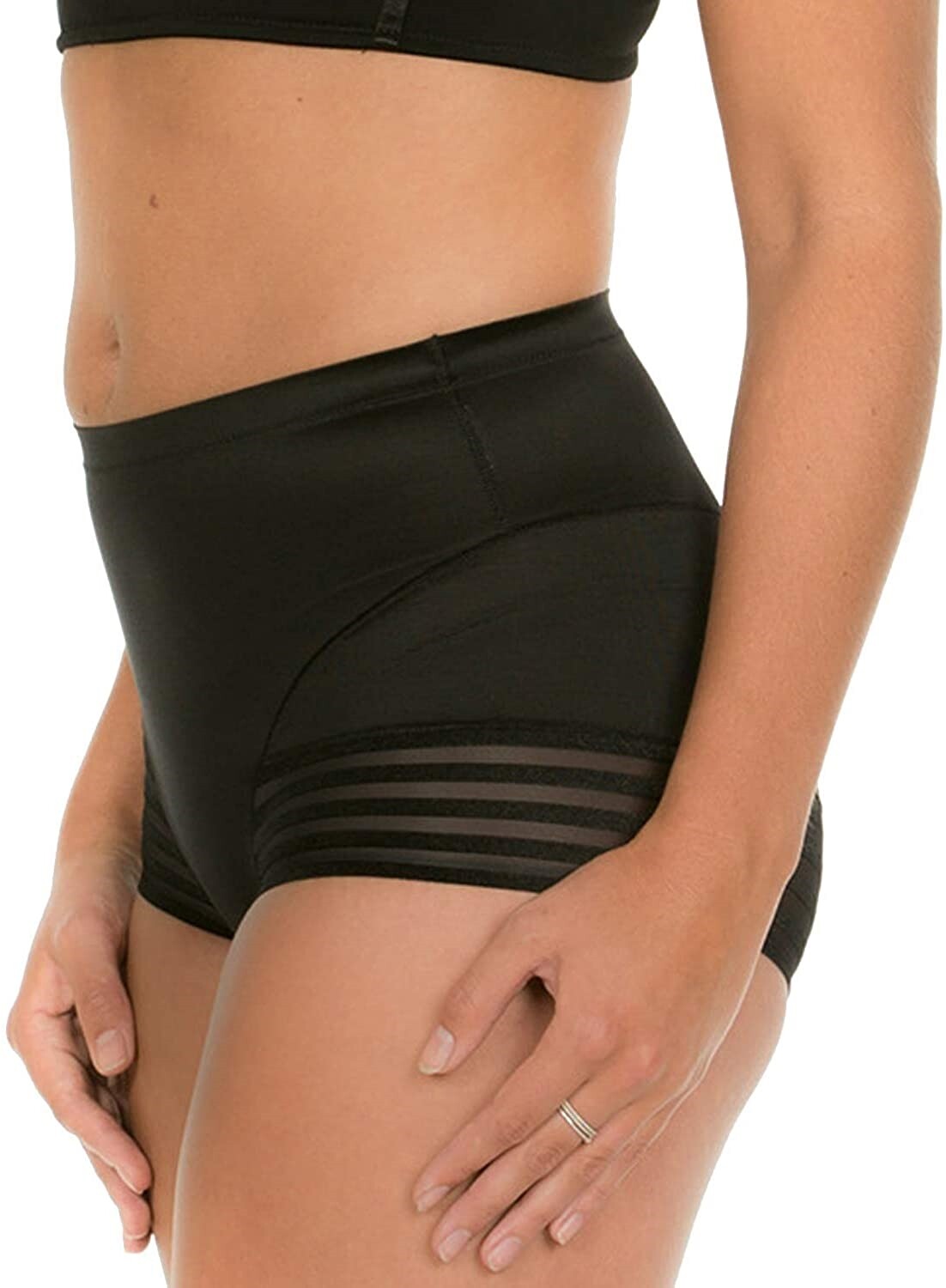 Magic BodyFashion Women’s 182167 Tummy Squeezer Hipster Briefs Panties Size M