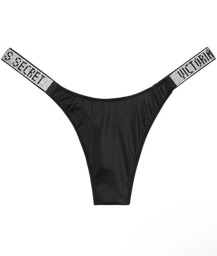 Victoria’s Secret Shine Strap Thong Panty Size L