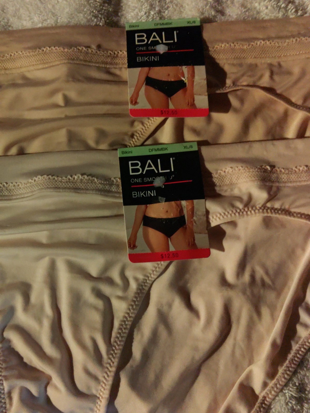 3 Pair – Bali Size 8 Bikini Panties w/tags 90% nylon