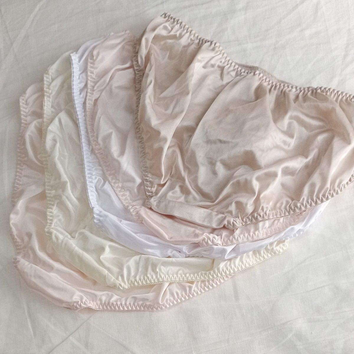 Japanese Glossy Tricot Lace Panties 5 Pack set US 2XL, JP size 5L