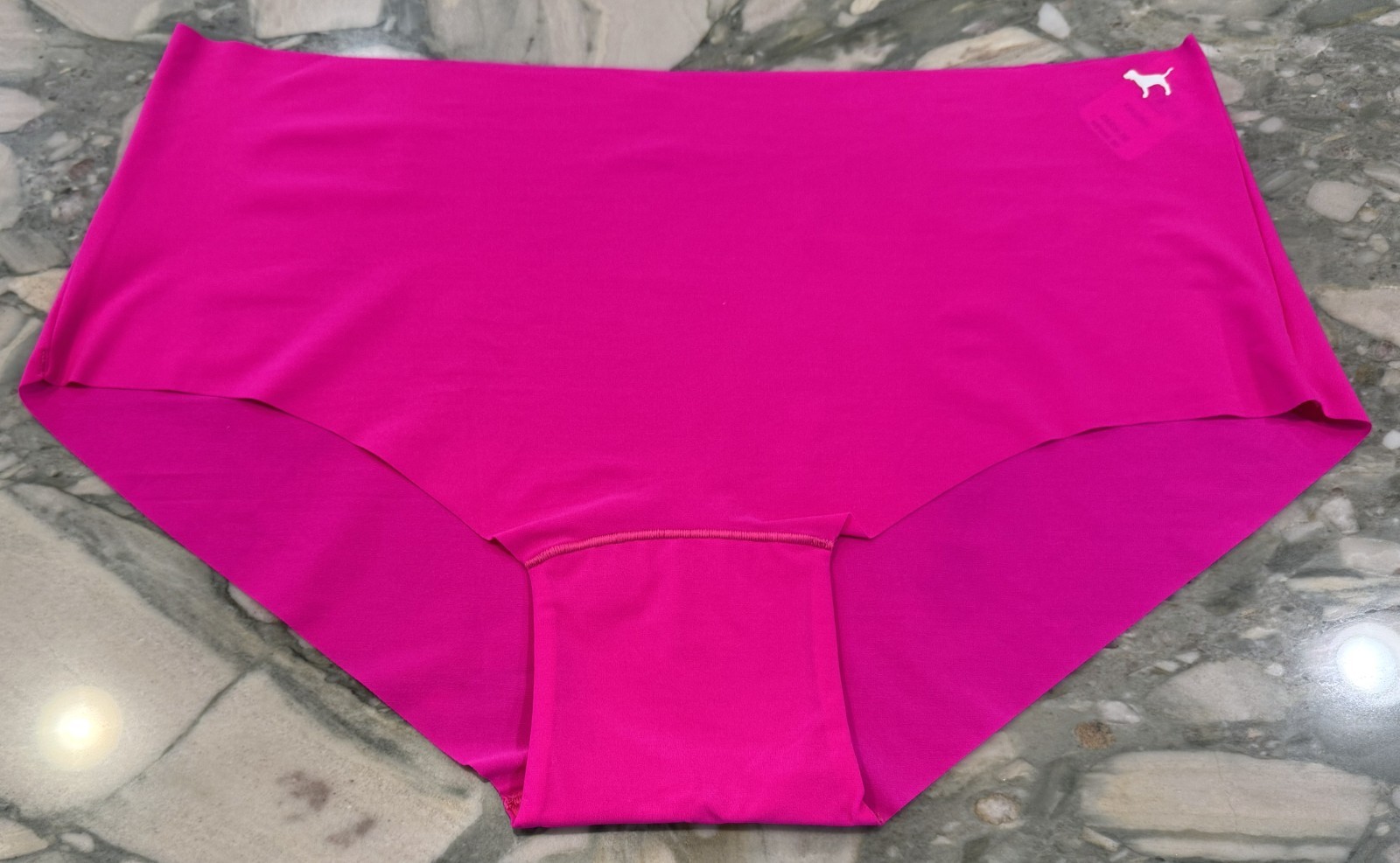 NEW Victoria Secret PINK No Show Shortie Boyshort Panty – Neon Fuchsia – XXL