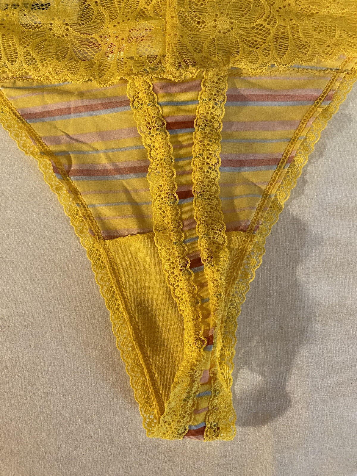 NEW 3 Pair No Boundaries Micro Thong Underwear XXL 19 Multicolor