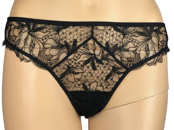 VICTORIA’S SECRET VERY SEXY FLORAL EMBROIDERED THONG PANTY XS S M L XL XXL NWT