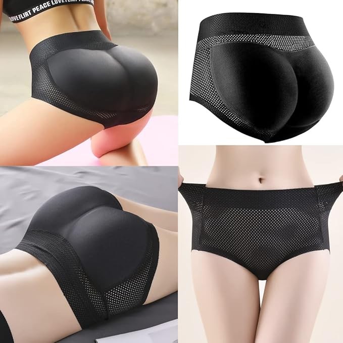 Booty Shaper Padded Underwear Panty Womens Fake Ass Butt Lifter & Hip Enhancer