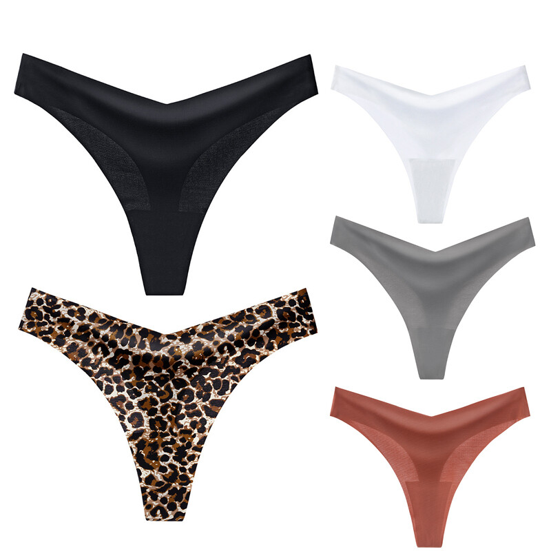 5 Pack Lot Womens Sexy Panties Thongs G string Bikinis Underwear Lingeries Brief