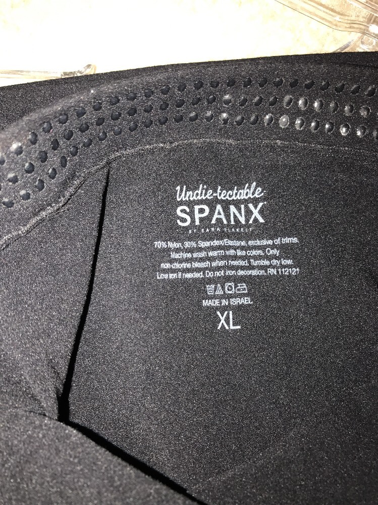 NWT SPANX UNDIE-TECTABLE 907A HIGH WAIST MID-THIGH CONTROL BRIEF BLACK XL