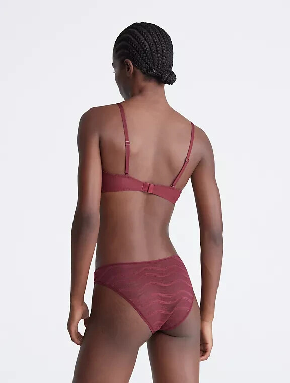 === Calvin Klein Size (SMALL) ALLOVER LACE BIKINI QD3972-602