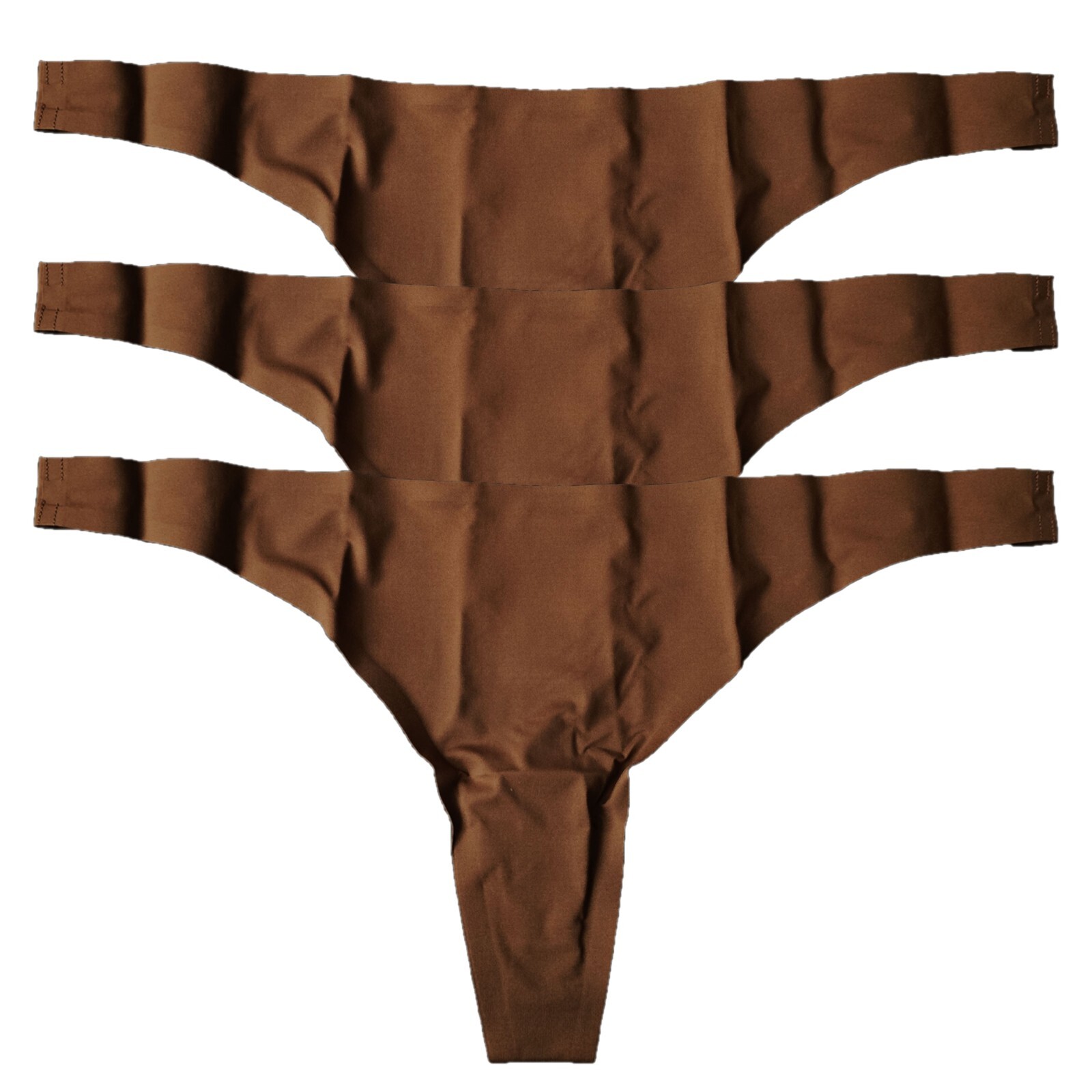 Sweaty Betty Thongs Barely There 3 Pack Brown Tan Beige White XS – 3XL 8 – 22