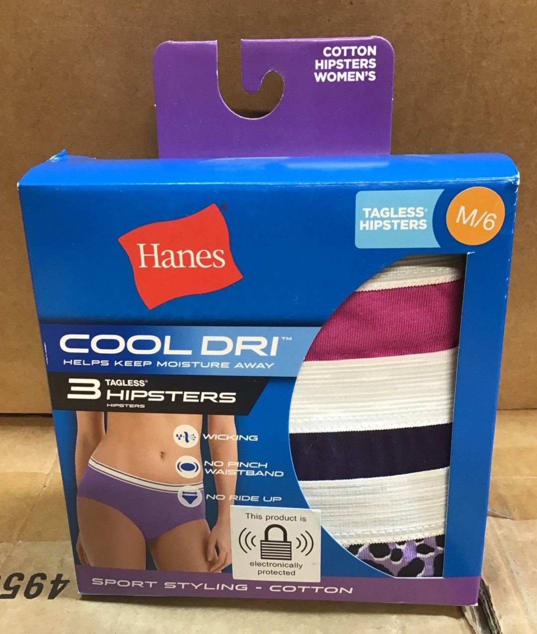Hanes Hipsters Tagless Womens 3 Pack C22