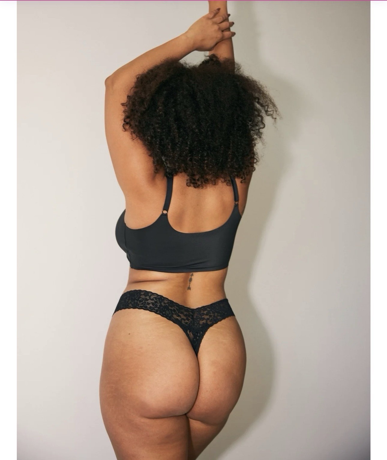 Panic Panties (Black Thong Panties) L/XL 5 Packs