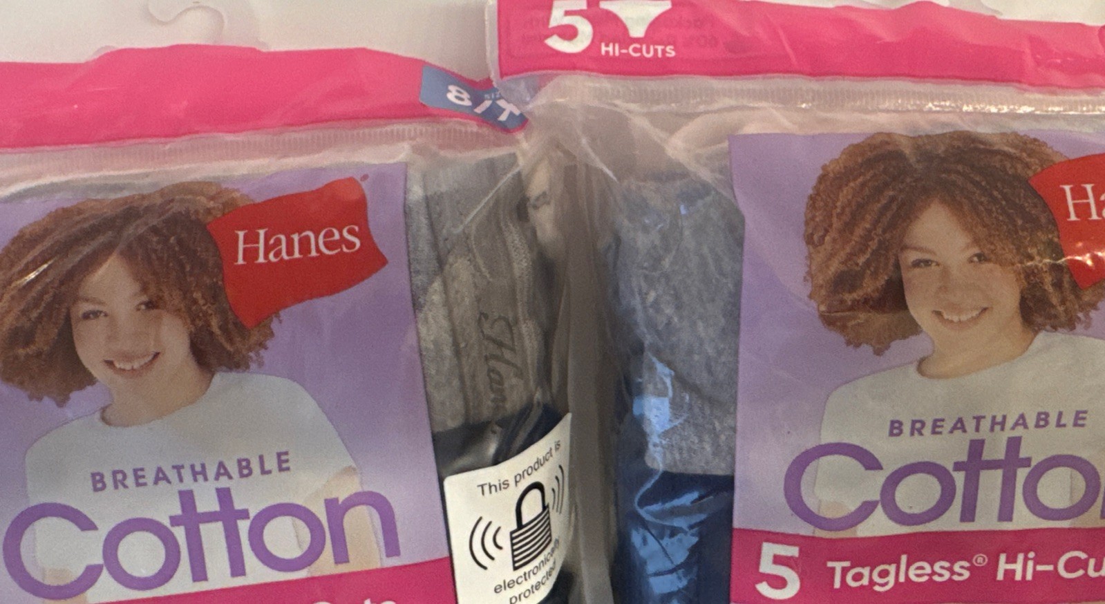 2 Pack Hanes 8/XL 14- 16 Underwear 5 Pack Hi-Cuts Breathable / No Ride Up $20