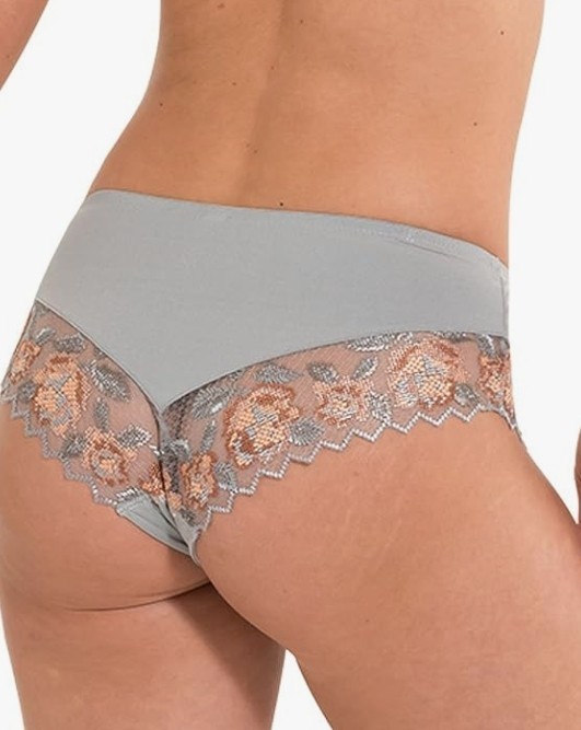 Lingadore Oxygen Silver Grey Briefs 16 XL Hipster Knickers Underwear Panties