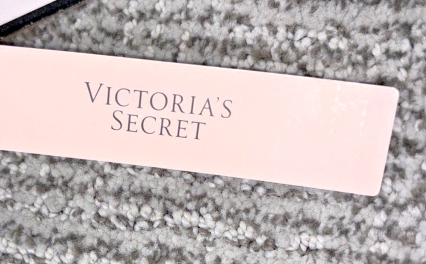 Victoria’s Secret Very Sexy NWT XL Black Lace Crotchles Brazilian Panty Spellout