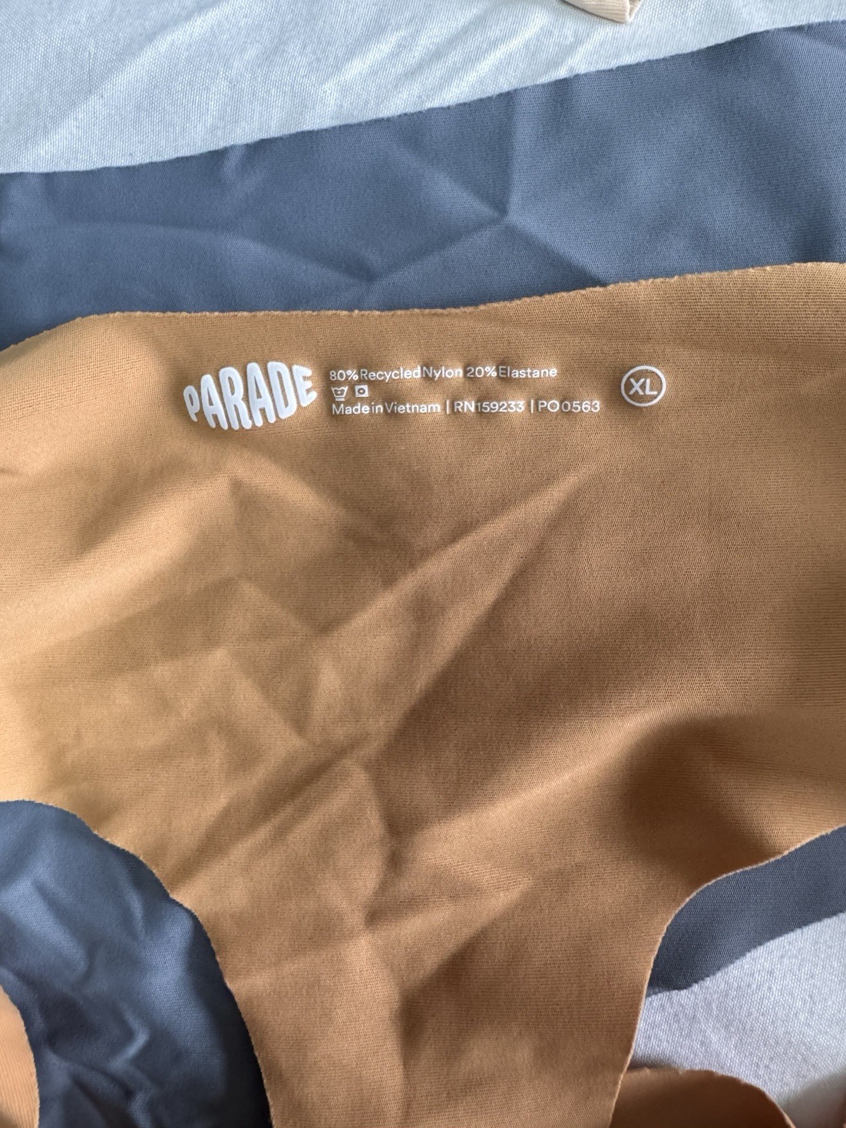 Parade High Rise Thong Panties Set Of 4 Size XL Universal Seamless No Show Nwot
