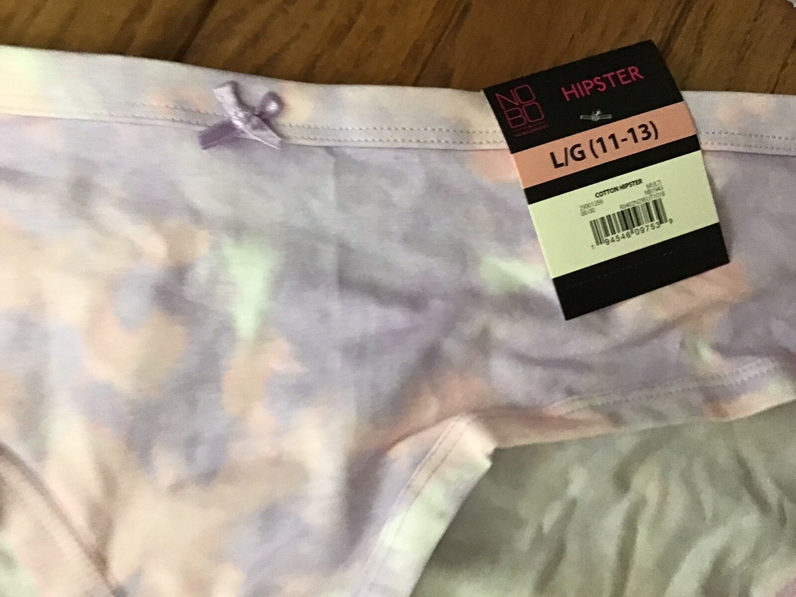 NWT NOBO No Boundaries Hipster Panties Size Large (LOT OF 3 Hipsters) (C38-1)