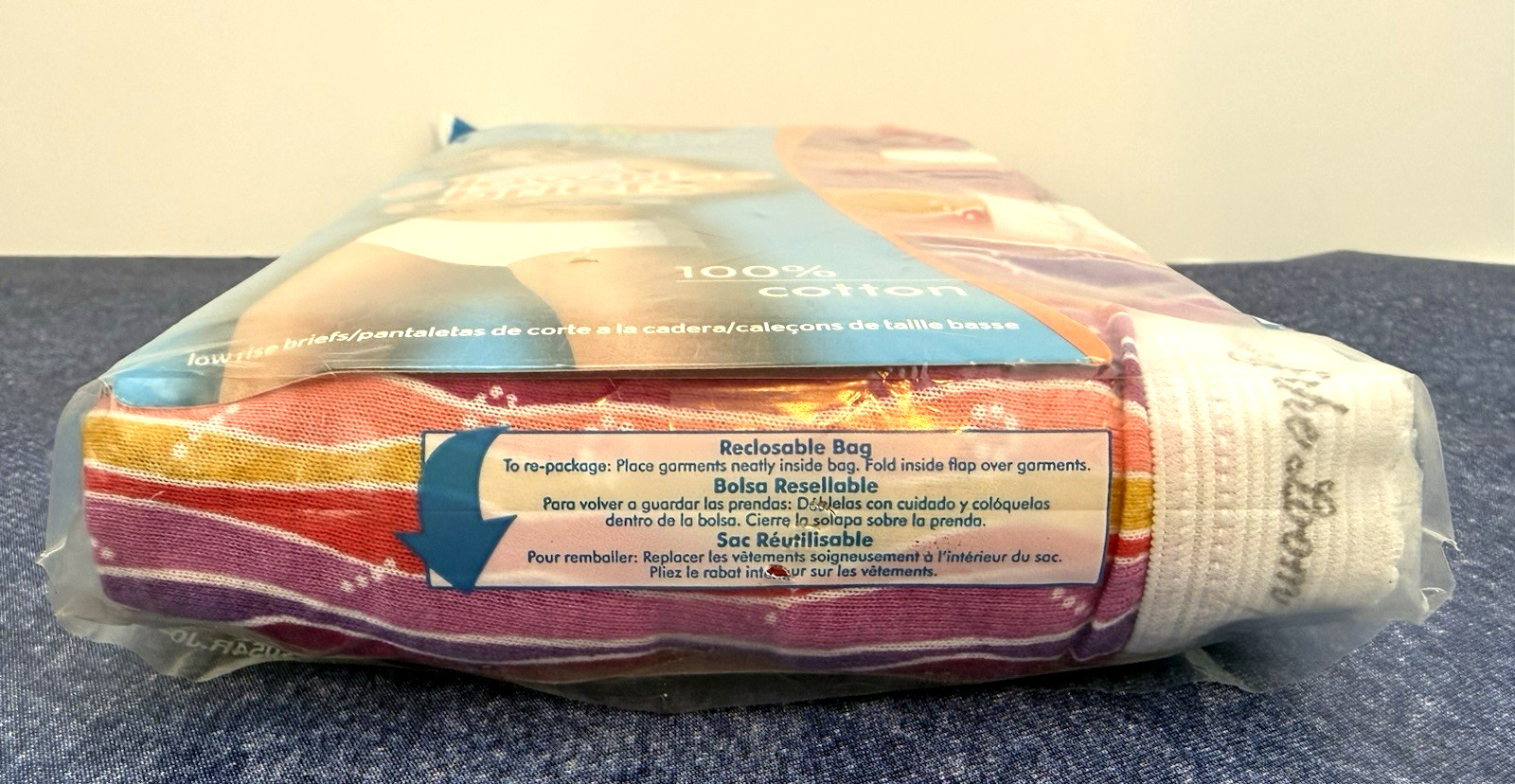 Vintage~2004~Fruit Of The Loom~Women’s Size 10~Low Rise Briefs~Package Of 6~NOS