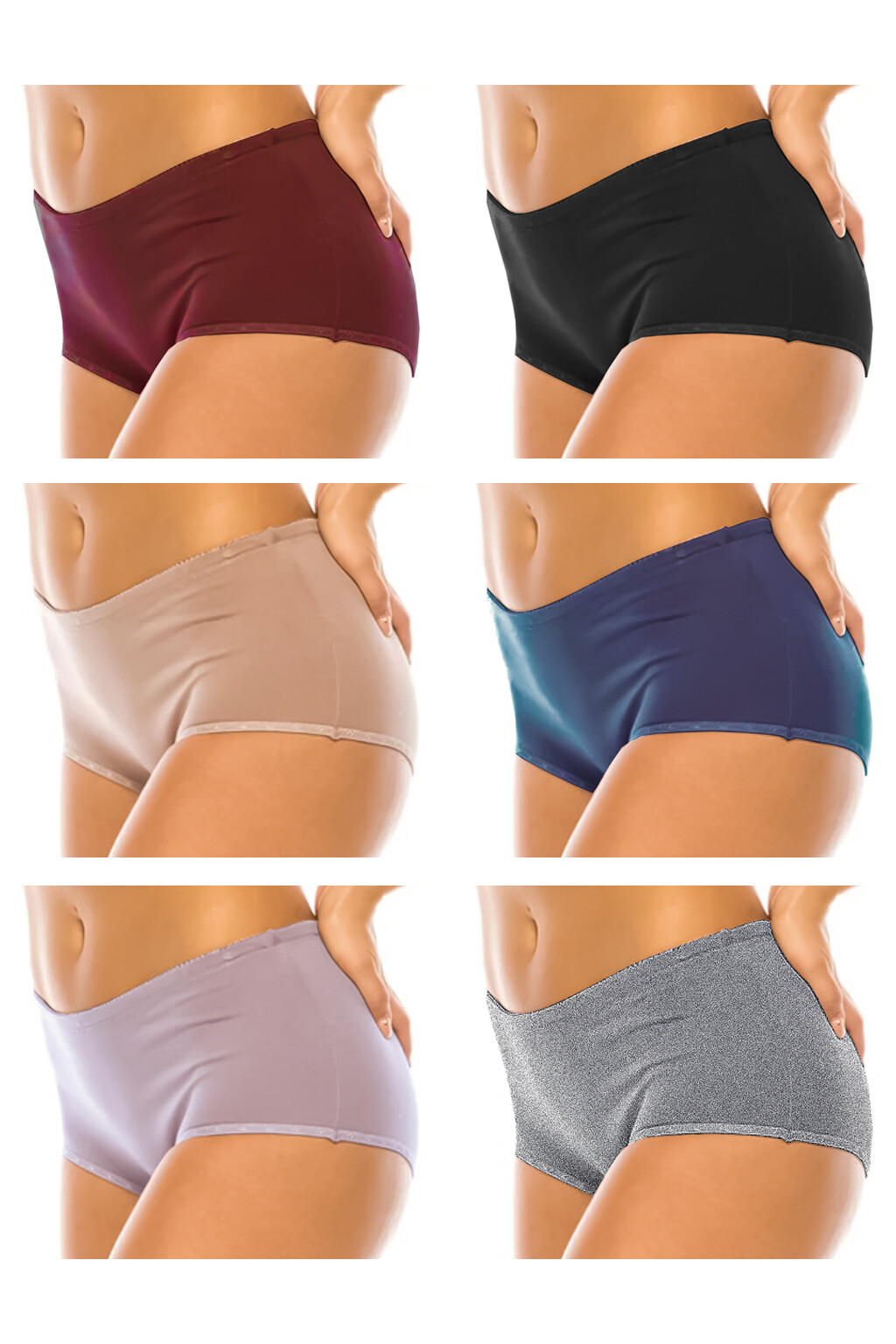 Get Comfy and Cute: Jennifer Cotton Boy Short for Everyday Wear 6 or 12 pack