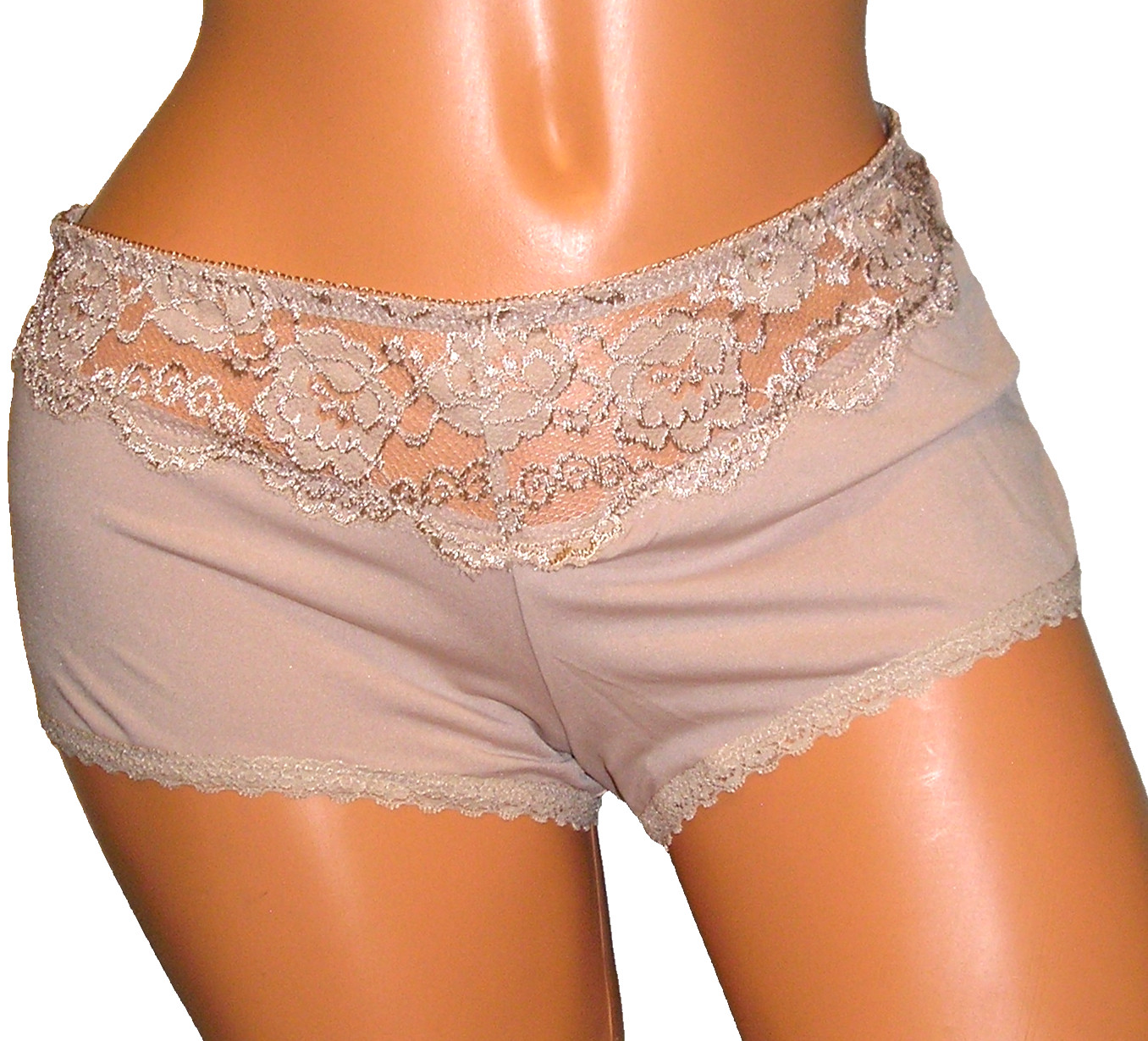 Panties Lingerie Beige Hipster Sz 9 2X Adult Gift