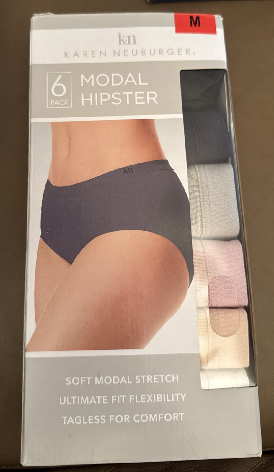 Karen Neuburger Women’s 6-Pack Modal Hipster, Multicolor, Size M