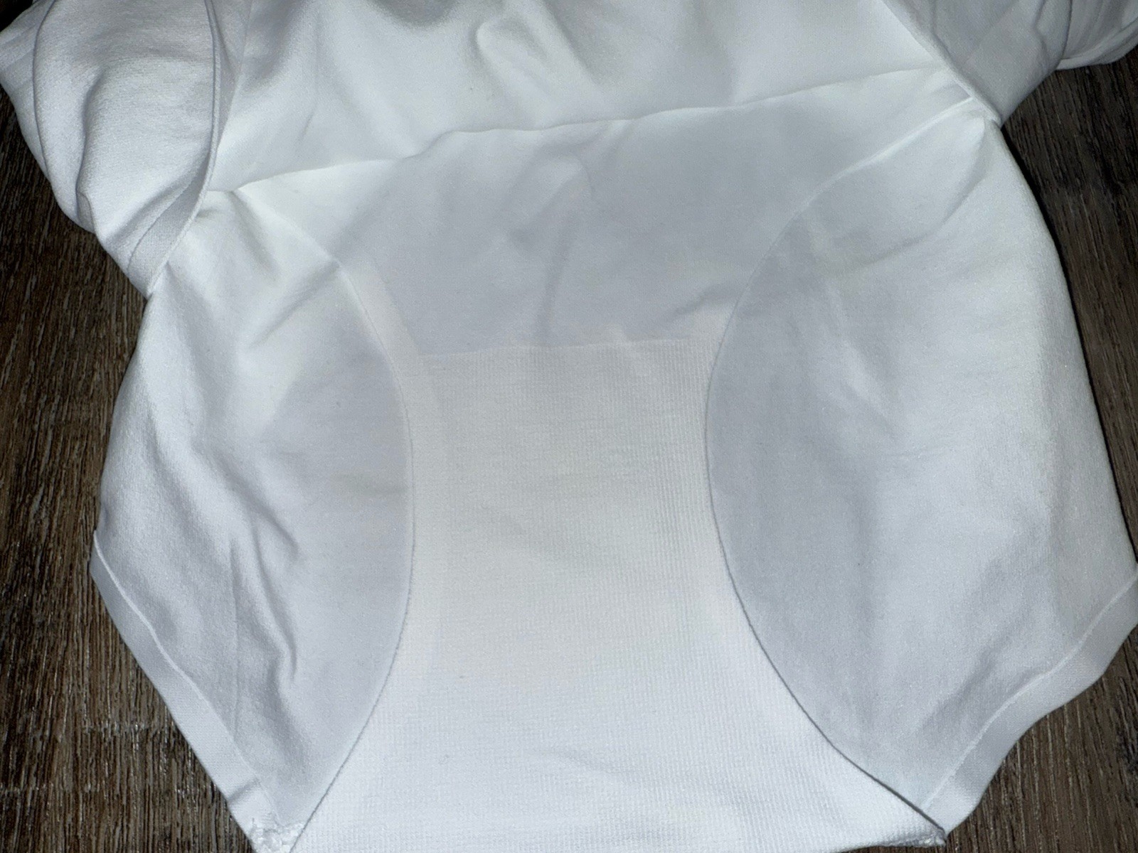 Bali ~ 3-Pair Womens Seamless Brief Underwear Panties Nylon Blend White ~ M