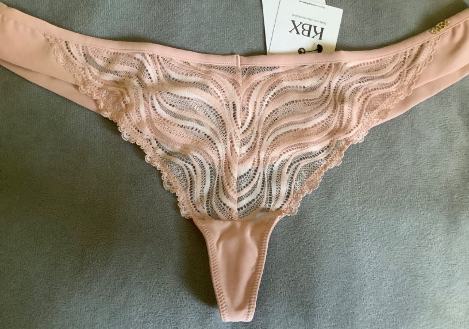 ANN SUMMERS – KBX Range “Lola” Light Pink Thong/String Size 14 – BNWT