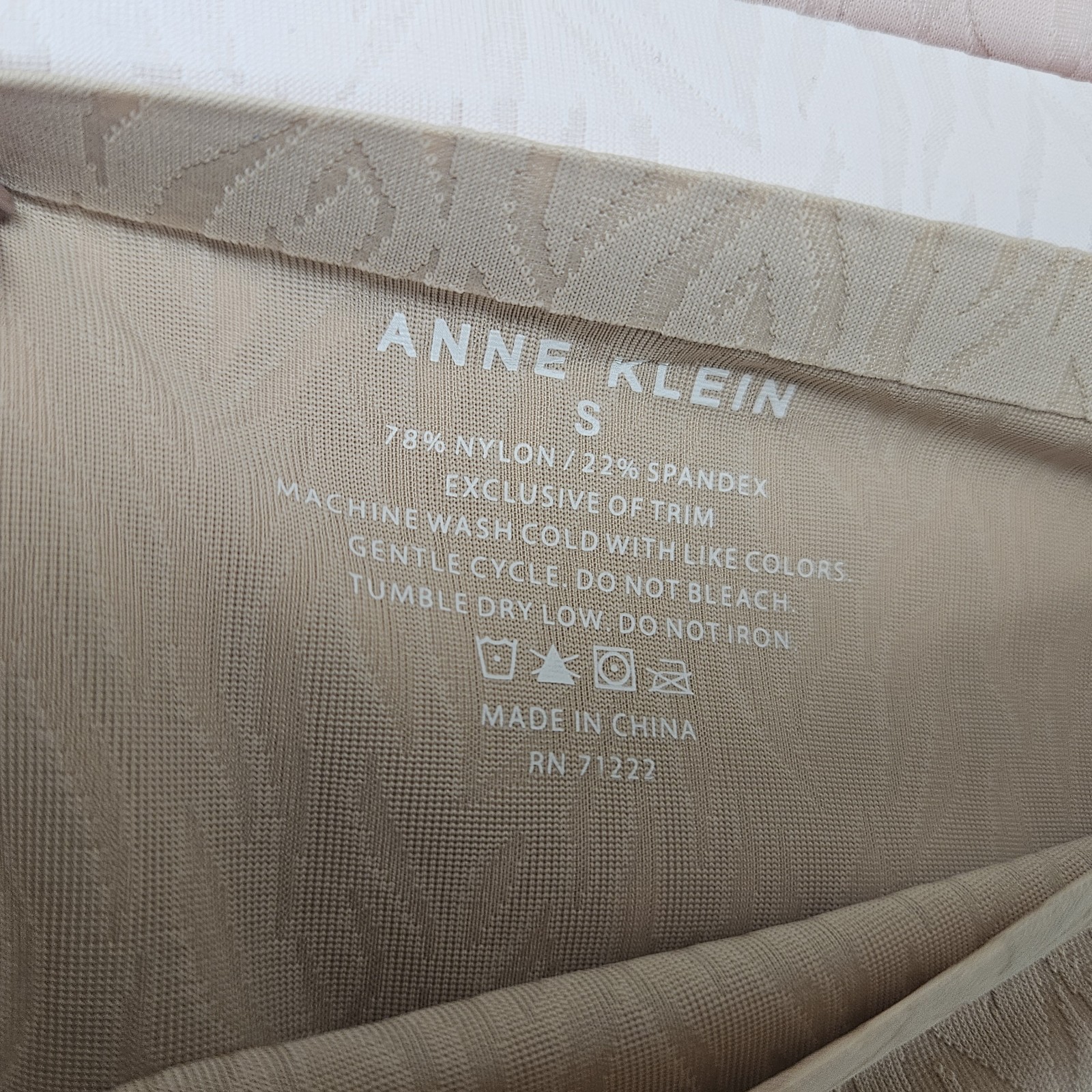 5 Pack ANNE KLEIN Women’s S M L Logo Microfiber Briefs Black Beige Pink