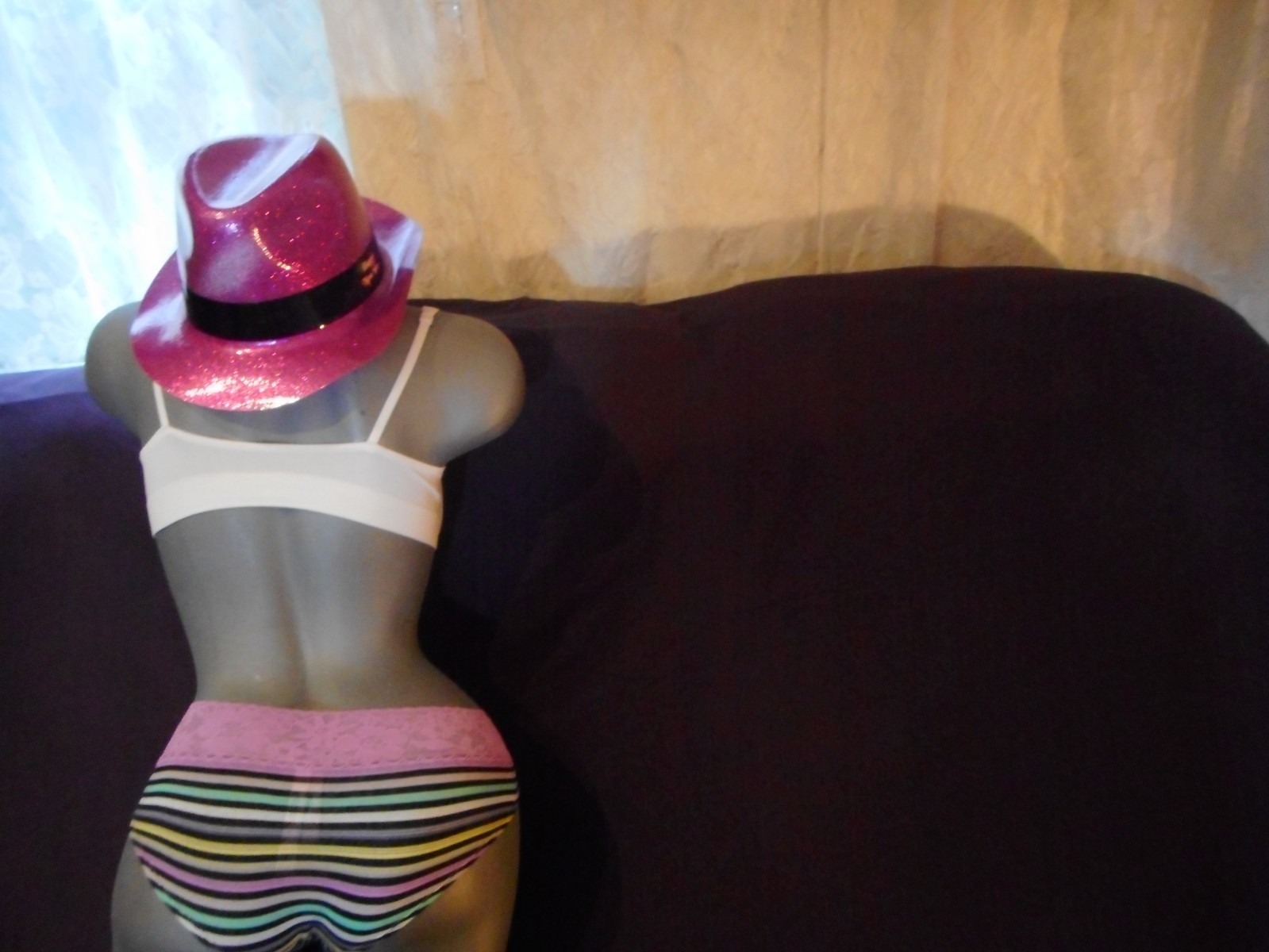 VICTORIA’S SECRET PINK MULTICOLOR HIPHUGGER HIPSTER PANTY XS/XP