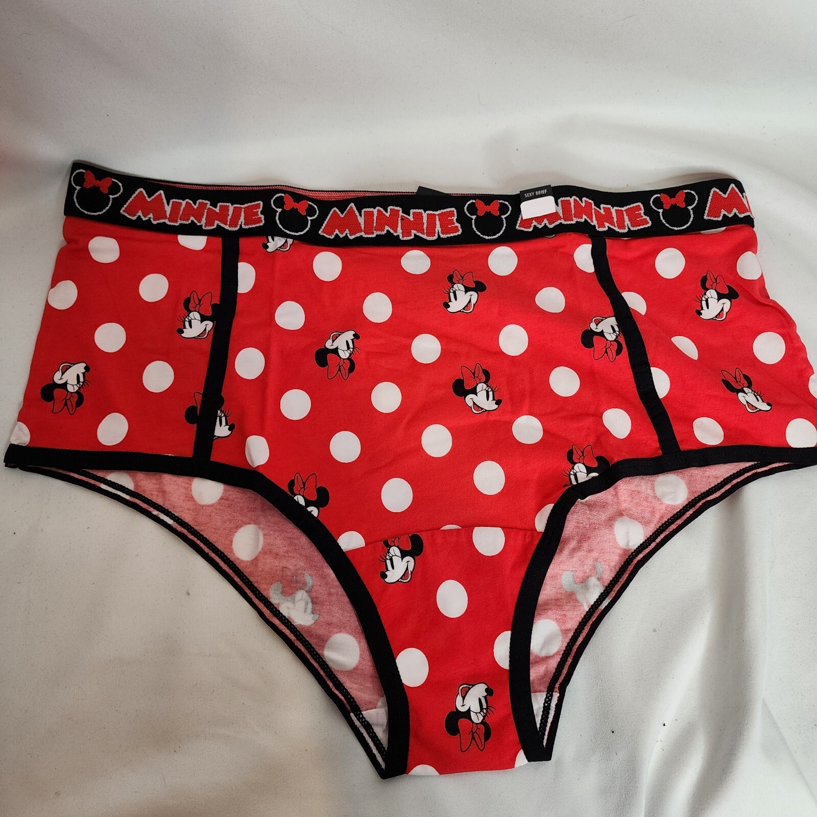 1X 14W 16W Torrid Minnie Mouse Red Polka Dot Brief Panty Disney Full Coverage Mi