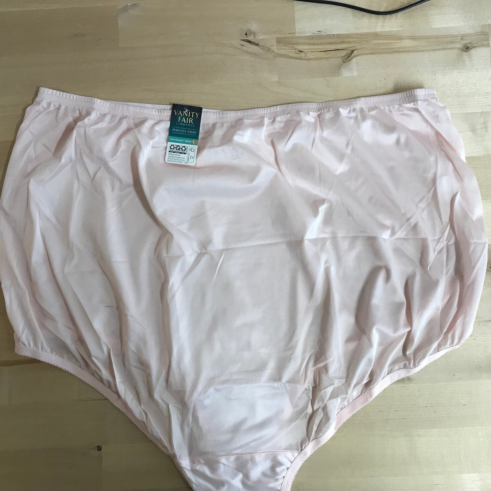 Vanity Fair LOT of 5 Ravissant Brief Pink Lingerie Style 15712 Size 3XL