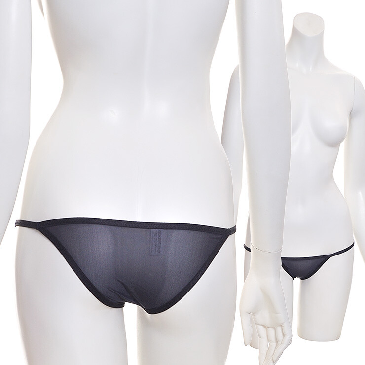Side Straps Low-rise Bikini Panty Smooth Semi-transparent made in Japan T363