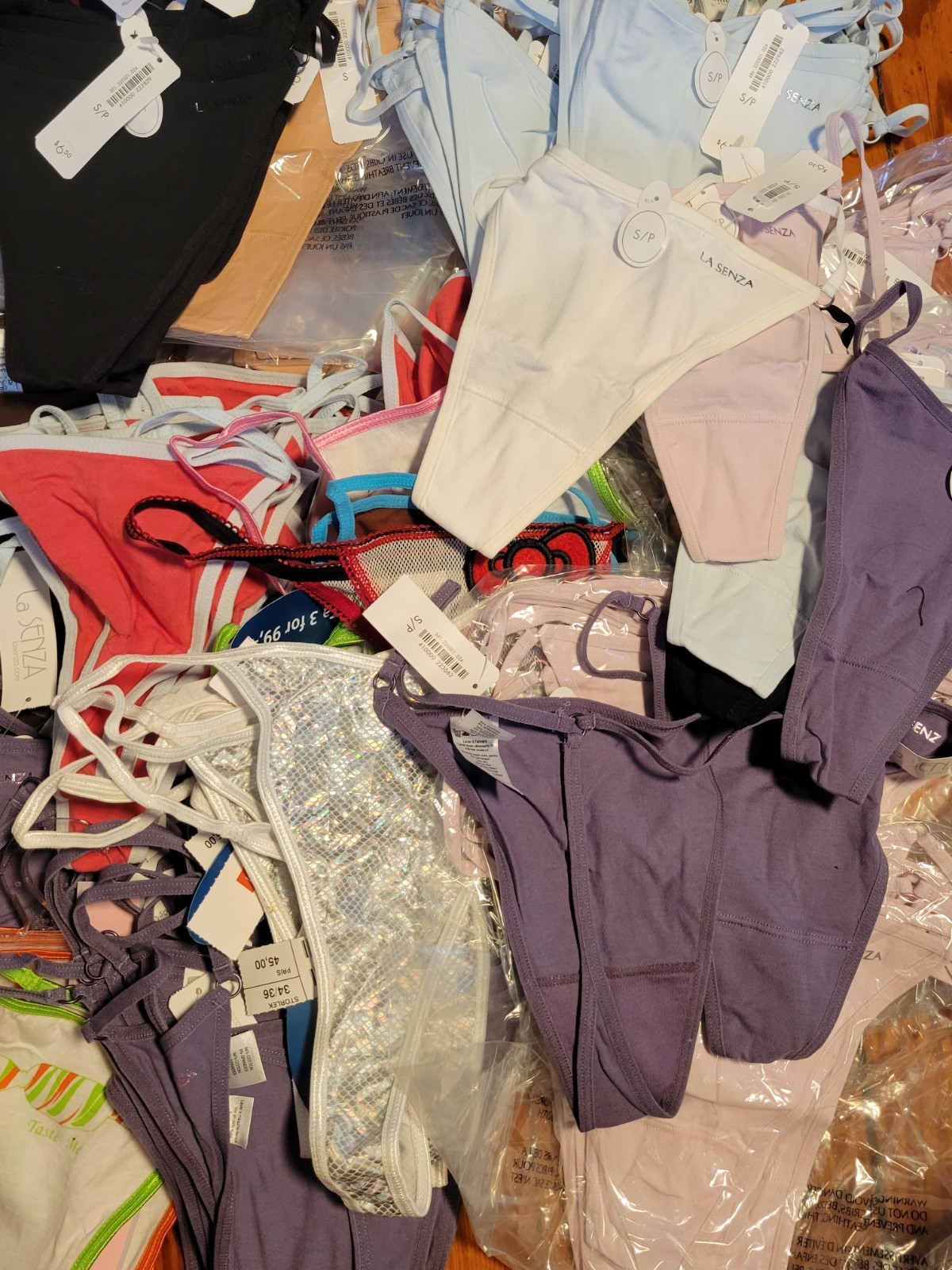 New Wholesale Lot 10 La Senza Women G-String Thongs Panties Underwear Medium