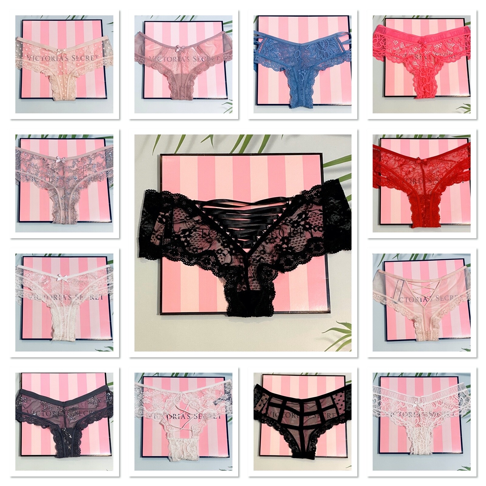 VS Victorias Secret Lace Sexy So Obsessed Bombshell Cheeky Panty XS, S, M, L, XL