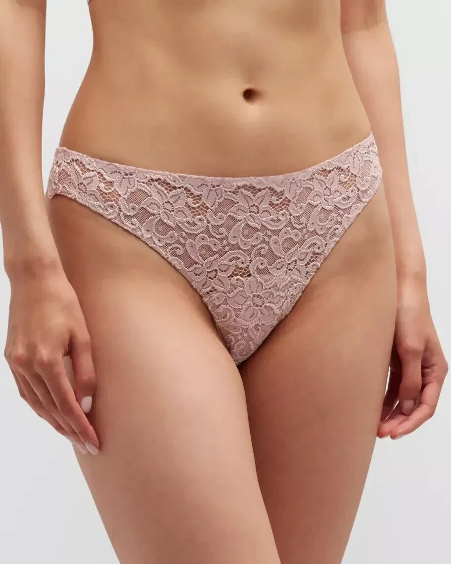 BRAND NEW Hanro LUXURY MOMENTS Thong SIZE XS COLOR PINK 1387 STY 1507