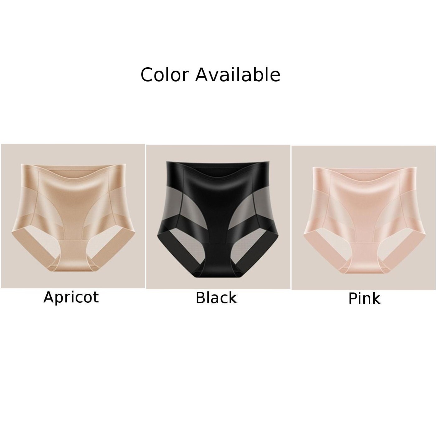 For Daily Wear High Waist Underwear Cotton Crotch Briefs Spring To Winter