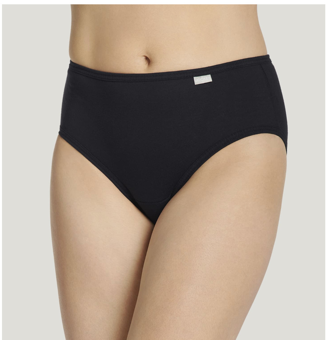 Women’s Jockey 3-Pack Hipsters (Black Color) 100% Cotton Comfort Underwear