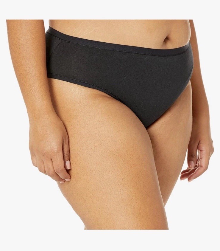 Amazon Essentials 6X Plus Size Six Pack Neutral Cotton Midi Brief Panties NEW