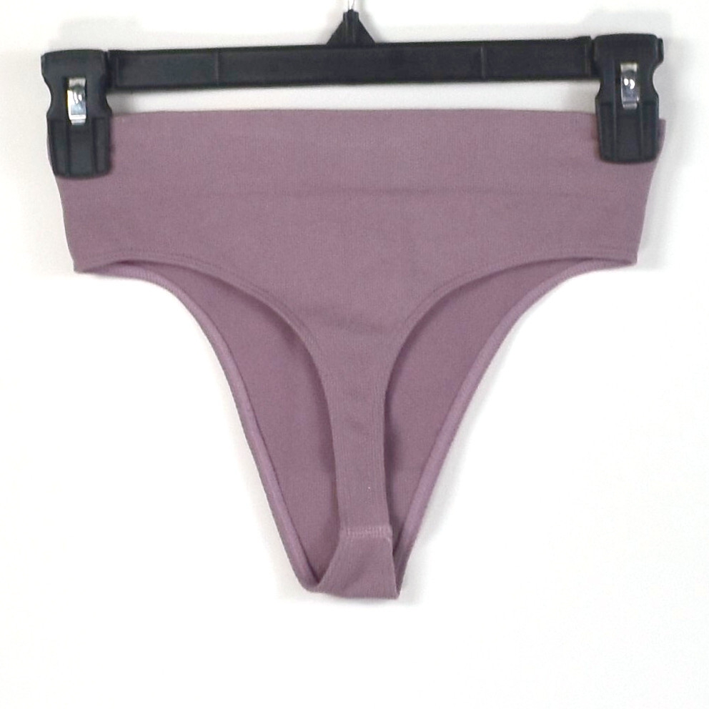 Jenni Ribbed Seamless Hi-Cut Thong Choose Size & Color New Panty