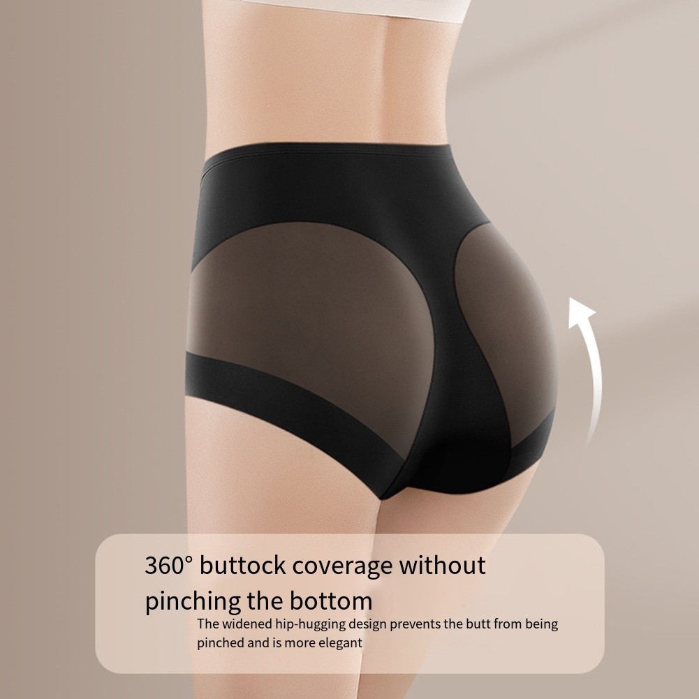 For Daily Wear High Waist Underwear Cotton Crotch Briefs Spring To Winter