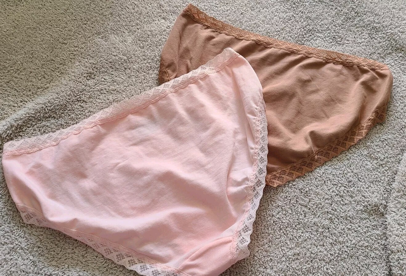 (2) Natori Bliss Cotton French Cut Panty Sz XXL