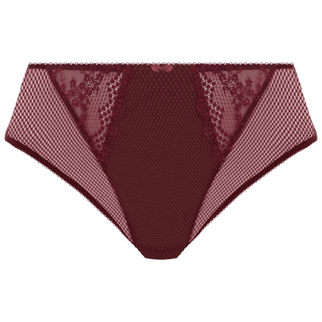 Elomi Charley High Leg Brief Panty#4386 Sizes XL- 4XL Aubergine New with tag $29