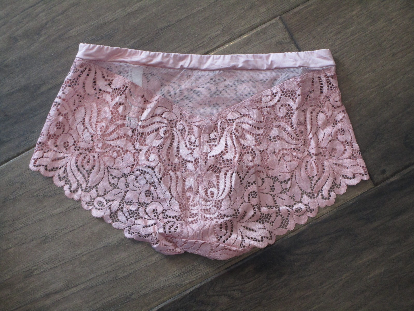 MARIE JO ELIS SHORTY BOYSHORT PANTIES IN VINTAGE PINK SIZE SMALL (UK)