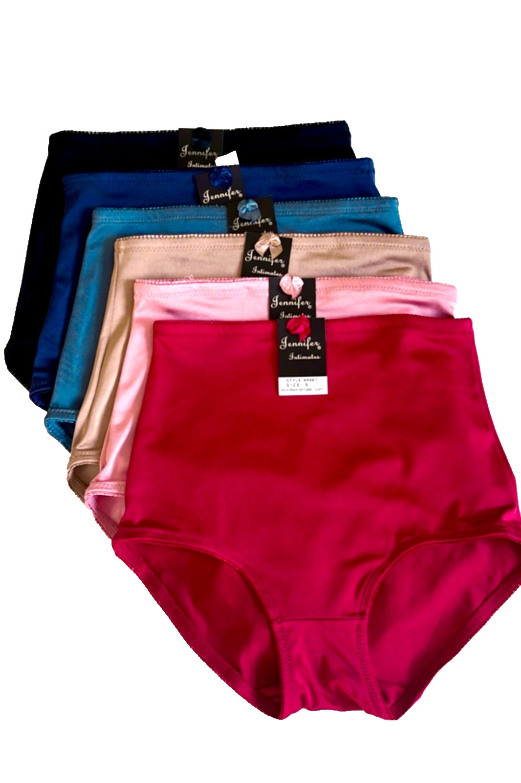 3PC High Waist Brief Tummy Control Girdles Solid Shaper Panties 69061 3X-5X GIFT