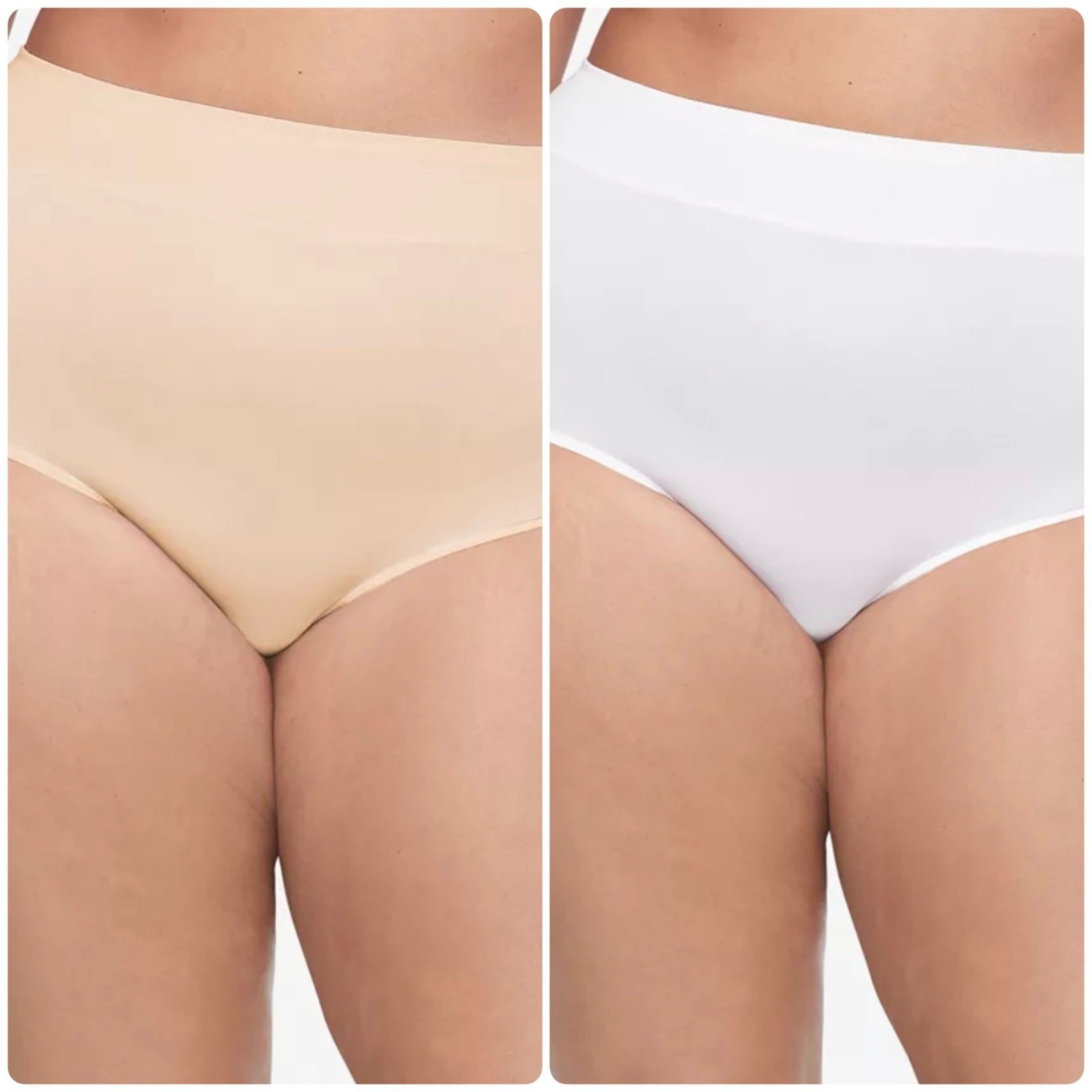 Warner’s Women’s No Piching No Problem Tailored Brief 5738 Set of Two 3XL/10