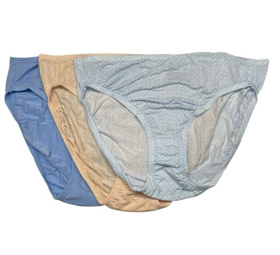 Jockey~Set of 3~Supersoft Breathe French Cut Brief~Size 6~Blue~A690993 13457