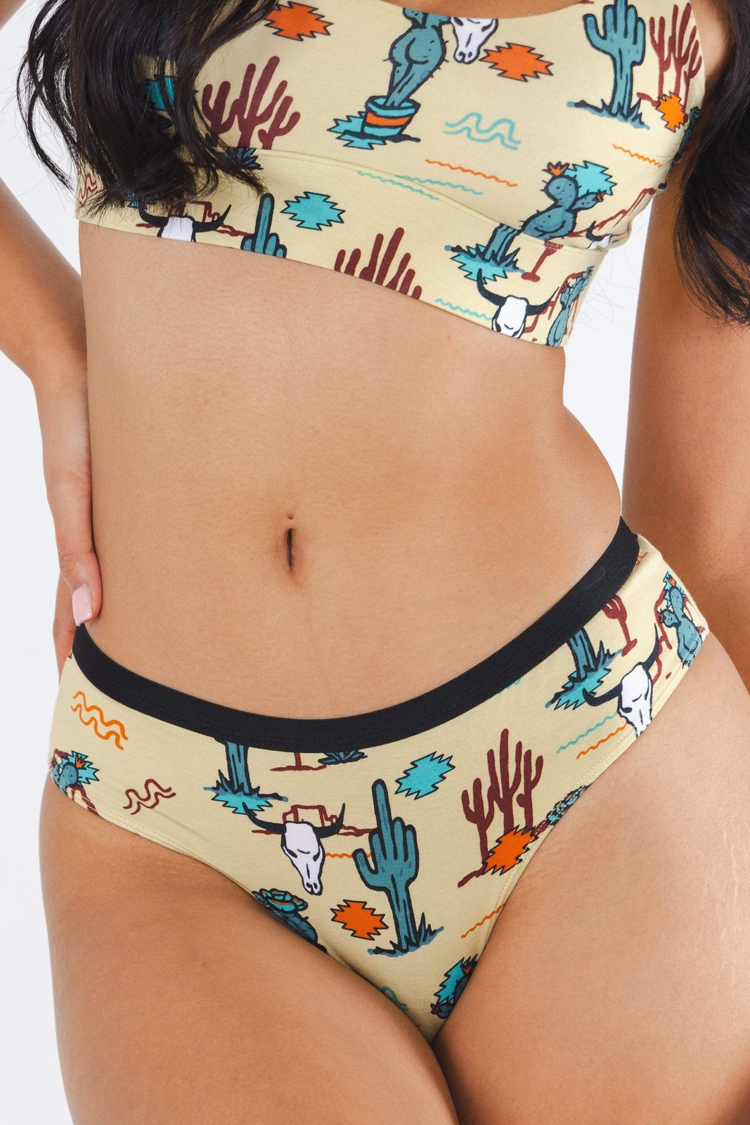 Shinesty “The Mirage” Western Cactus Cheeky Underwear