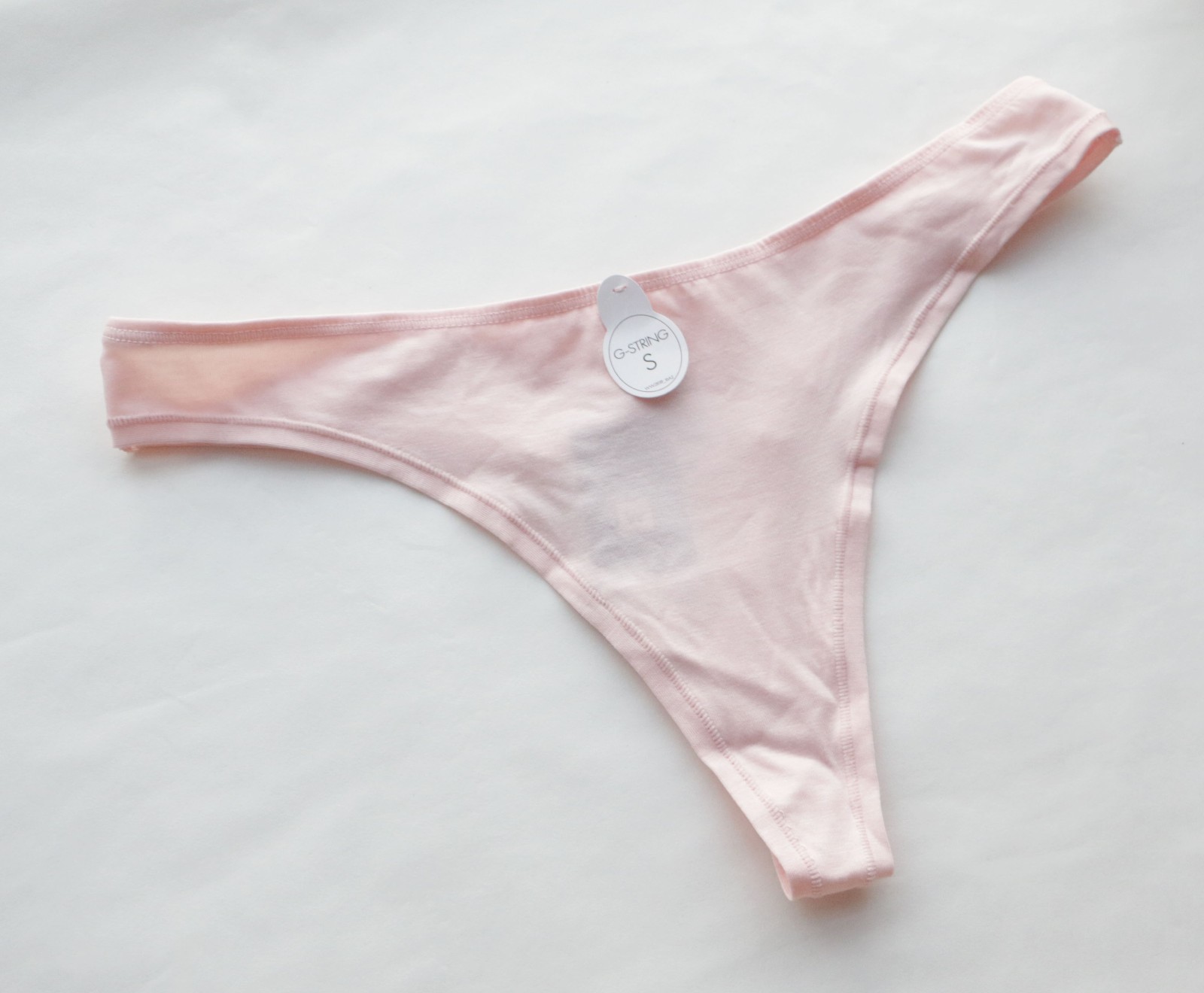 2 Pack Women Sexy Thongs Solid Smooth Underwear High cut G-string Knickers S-M