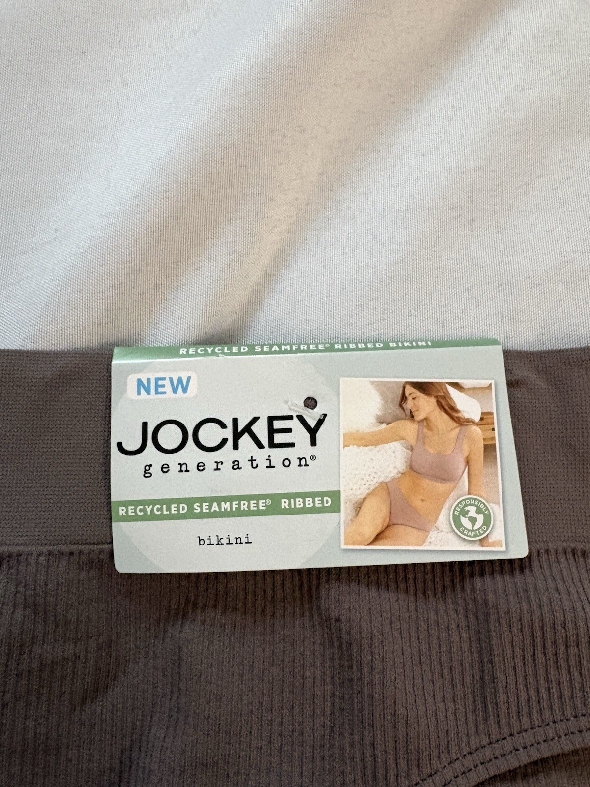 NEW Jockey Black Generation Seamfree Ribbed Bikini Panty Women’s Xlarge 3 Pair