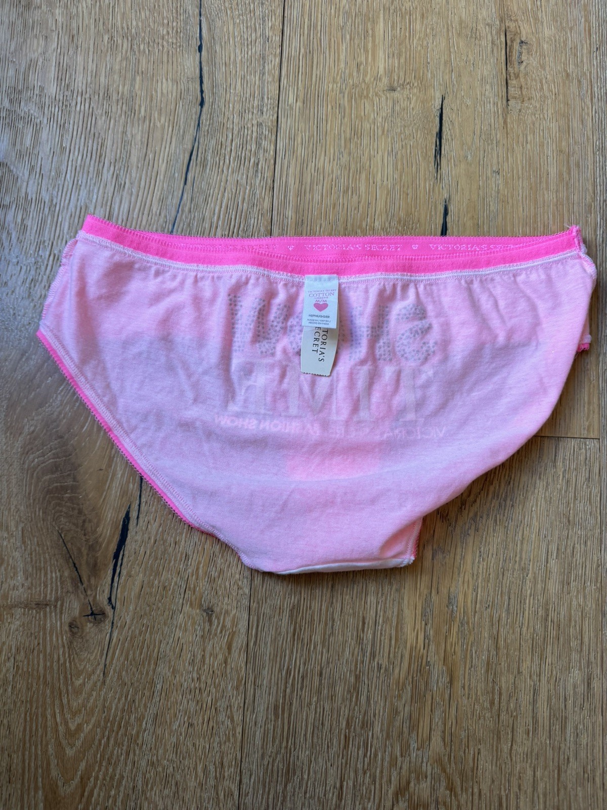 Victoria’s Secret VTG RARE Panties Pink Bling Fashion Show SzM NEW Price Firm!